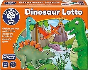 ボーネルンド オーチャードトイズ (ORCHARD TOYS) メモリー&マッチング 恐竜をさがせ! 3歳頃 OC036 オレンジ色、緑色など