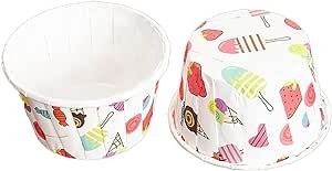 マフィンカップ 100枚入 マフィン型 紙 オーブン対応 耐熱 焼き菓子 カップケーキ ベーキングカップ DIY製菓用品 かわいい リボン