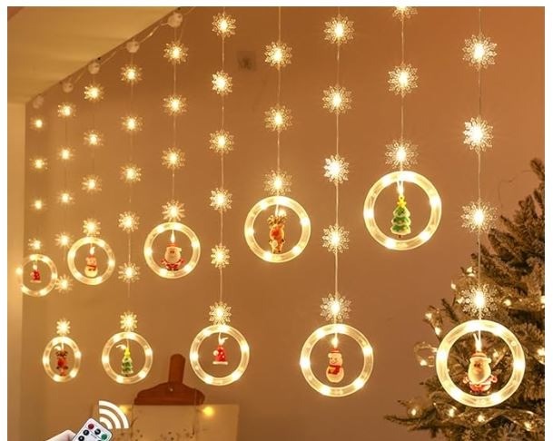 クリスマスツリーライト リモコン付