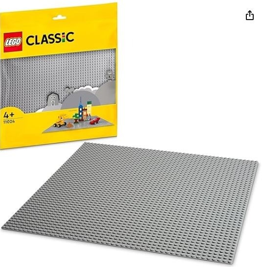 レゴ(LEGO) クラシック 基礎板(グレー) 11024
