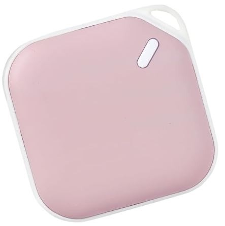 アイリスプラザ 充電式カイロ 速暖 PSE認証 LEDライト付き 通勤 通学 電子カイロ カイロ スクエア ピンク(Pink)