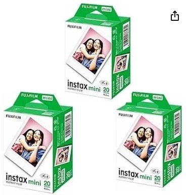 富士フィルム チェキ フィルム instax mini JP2 インスタントカメラ 20枚入×3セット(60枚) カードサイズ チェキ用フィルム