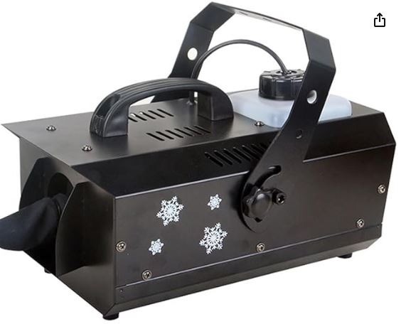 スノーマシン、ポータブル屋外および屋内シミュレーションスノーマシンコントローラーステージ付き600W人工降雪機ハロウィン、クリスマス、結婚式、パーティー、DJステージ用の可変方向