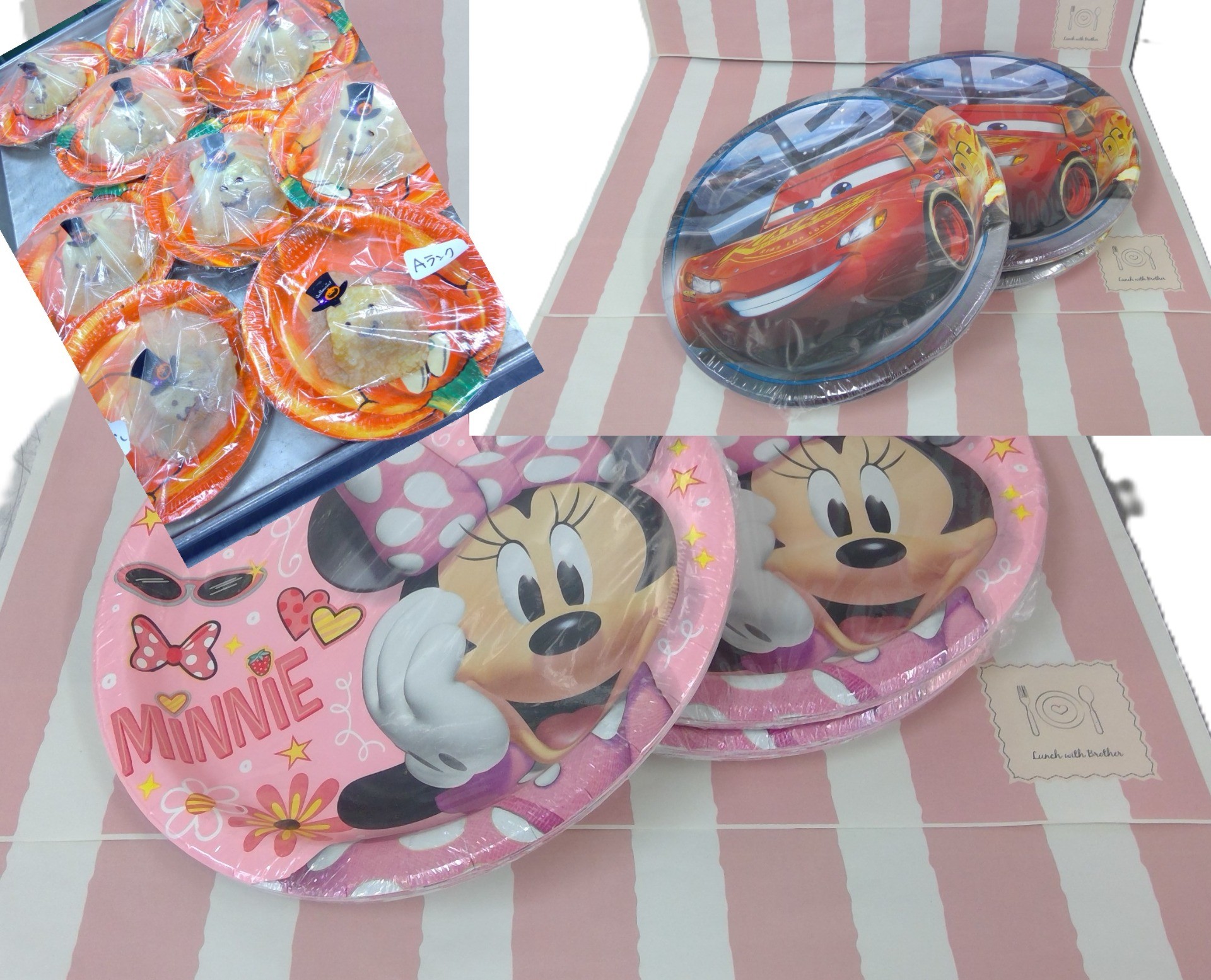 キャラクターのペーパープレート