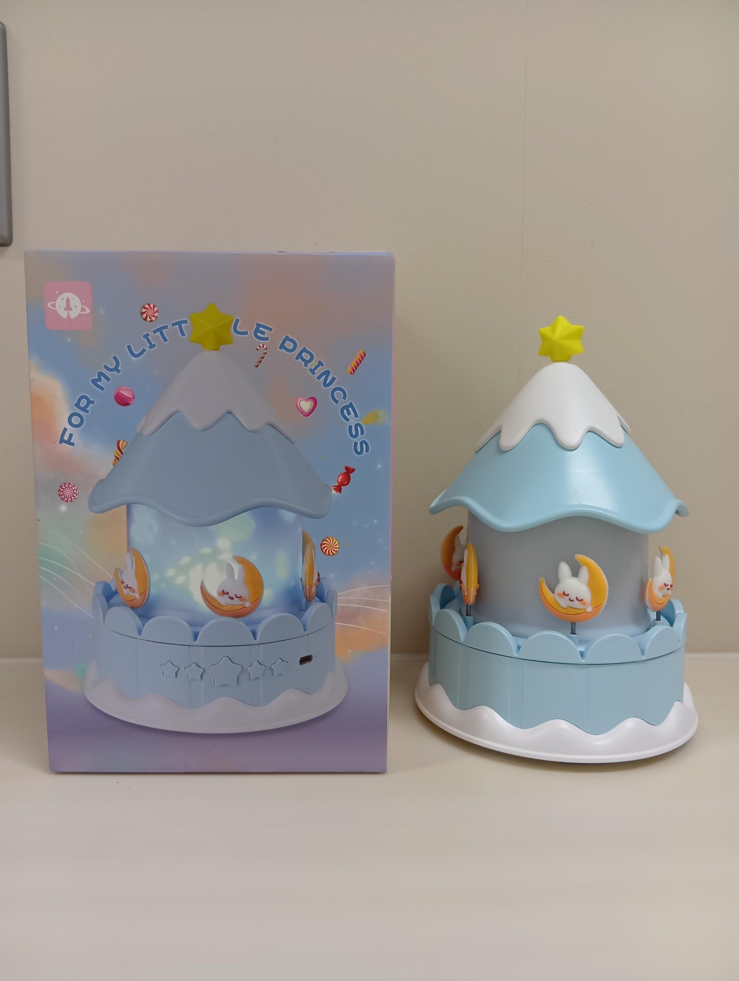 オルゴール付きプロジェクターライト