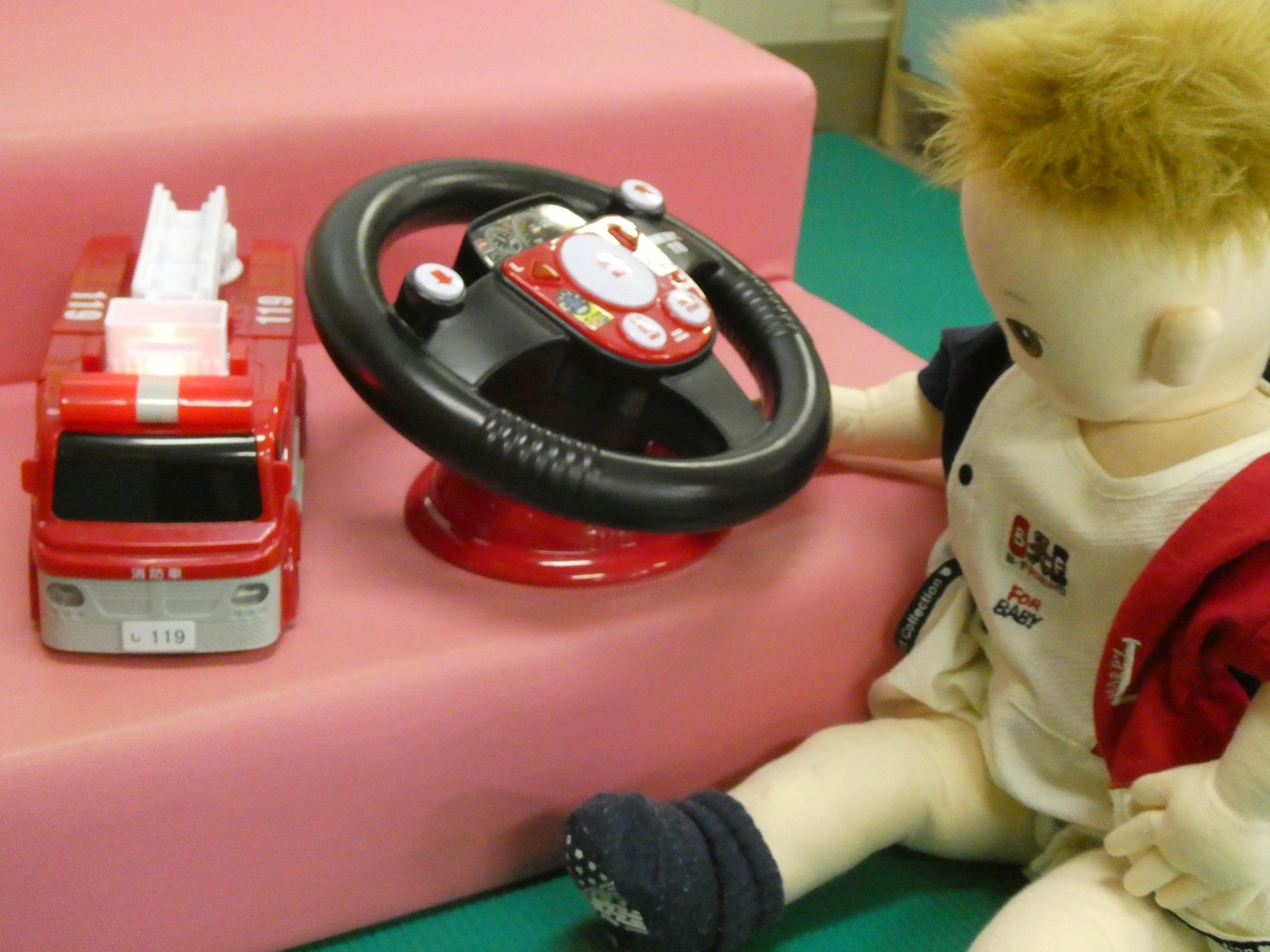 うんてんしちゃお 消防車