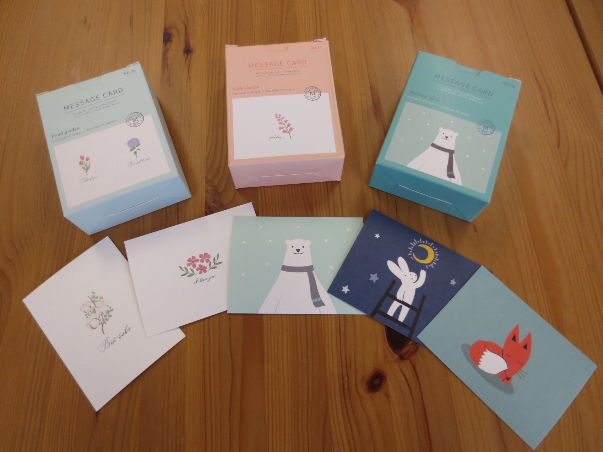 メッセージカード各種