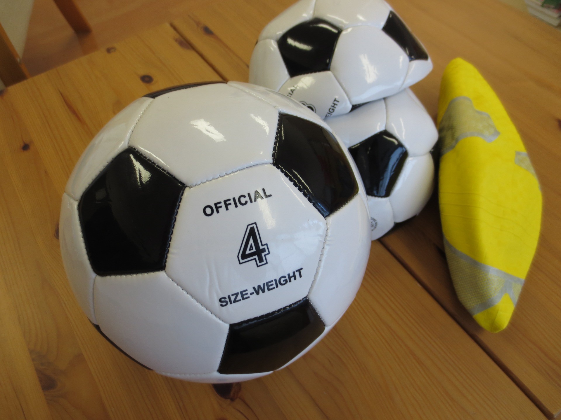 ソフトバレーボール、サッカーボール