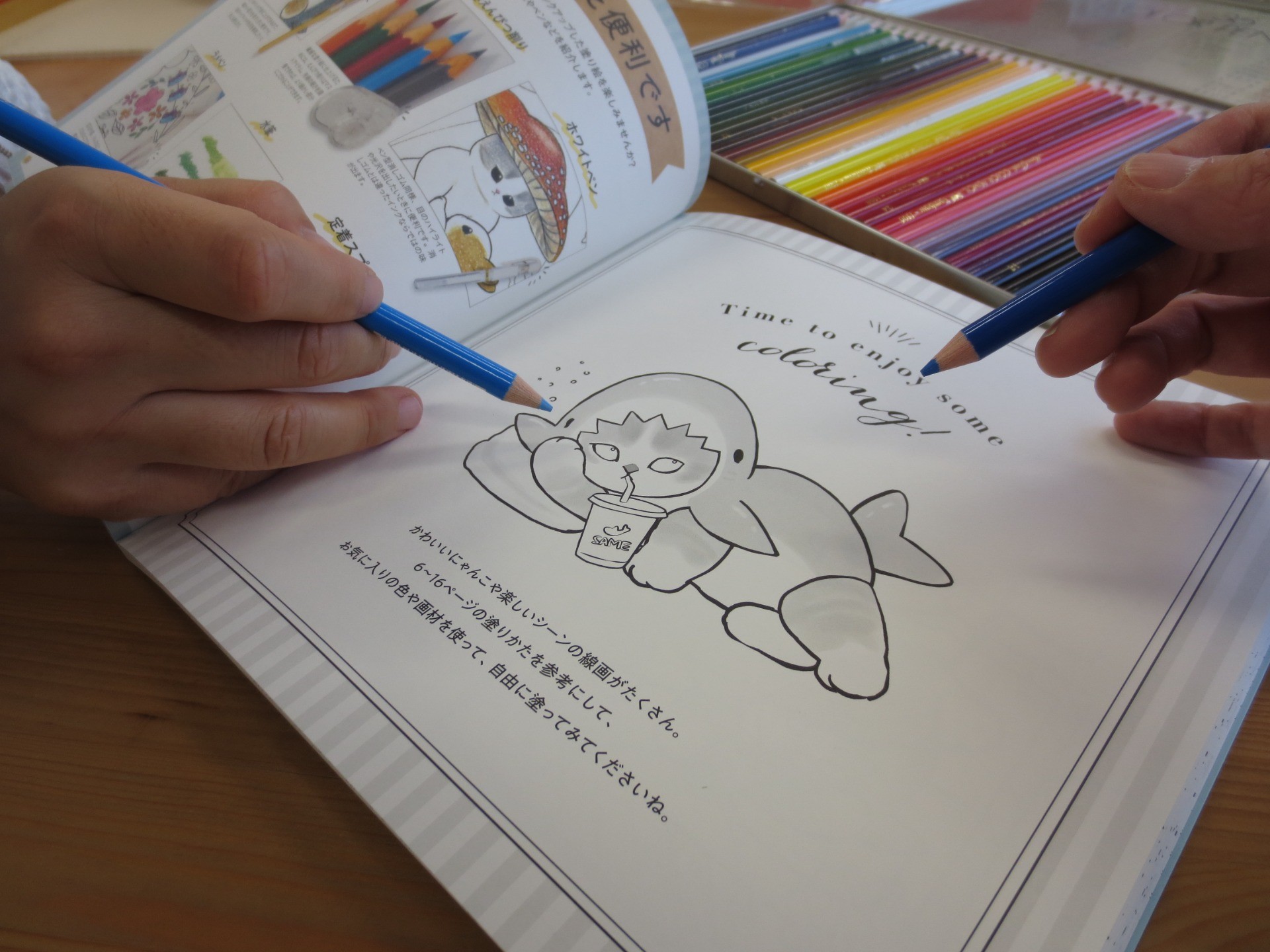 まったり塗り絵レッスンブック