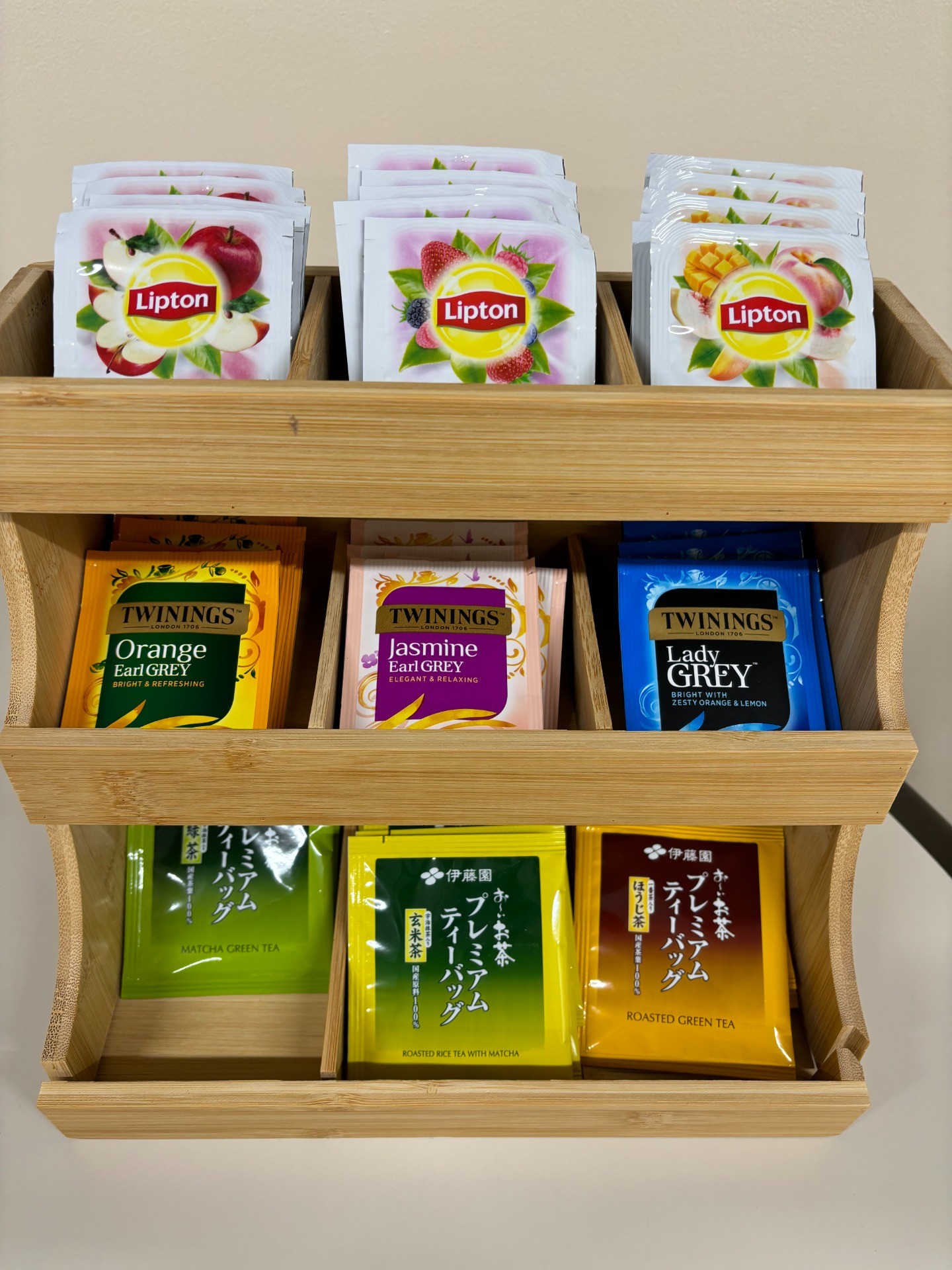 ティーバッグ、棚